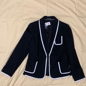Express black and white blazer